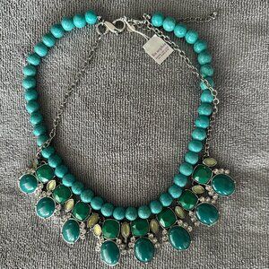 "Kimberly Claire" turquoise necklace Lia Sophia 2 in 1 NWT